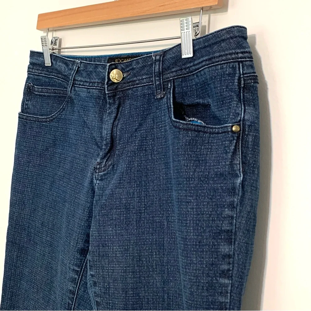 Rocawear Hannah Skinny Leg Jeans Dark Wash Mid Rise Size Juniors 13